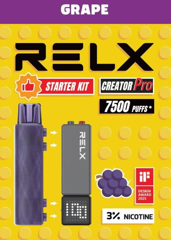 RELX悅刻套裝🪄小樂高7000口🍬【內含一隻主機+煙蛋】